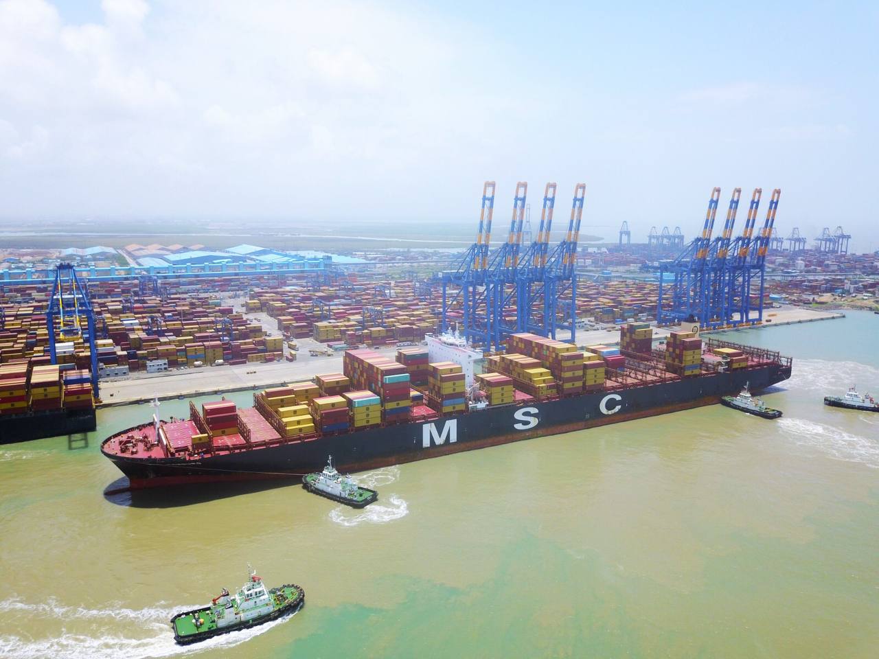 Adani Ports, Mundra anchors one of the longest vessel