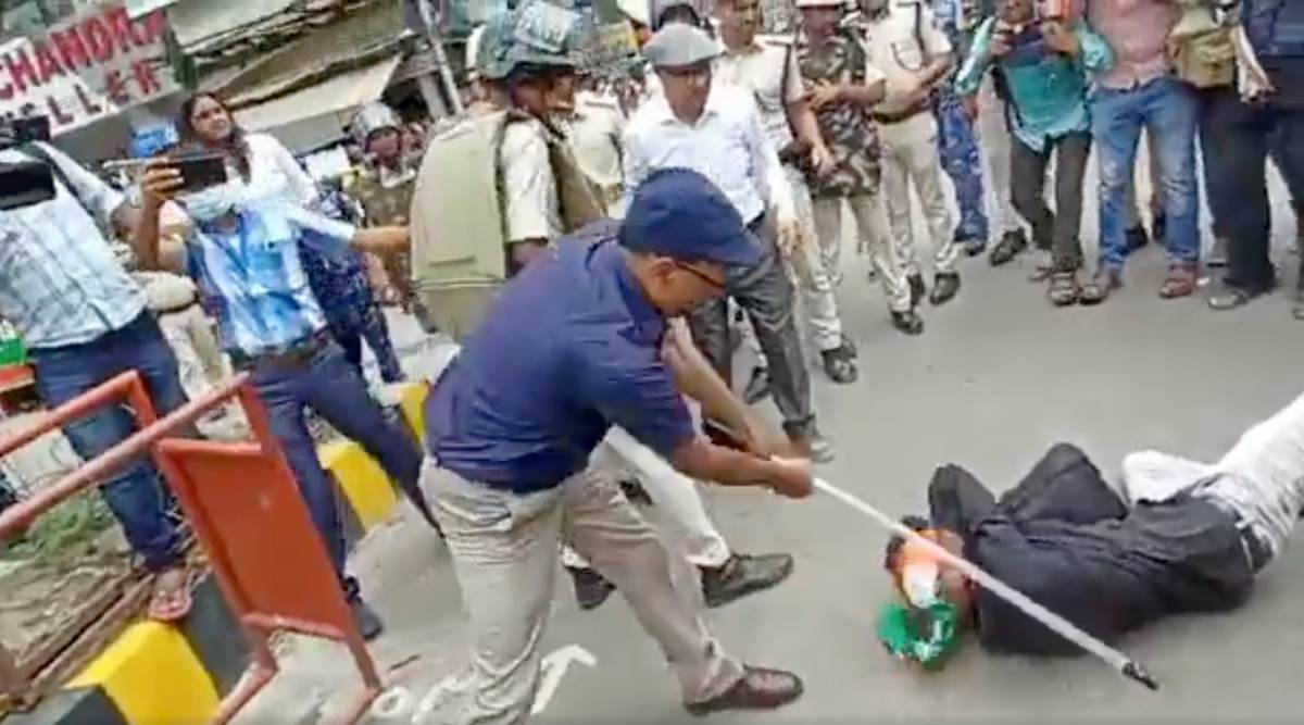 Police Teargas, Lathi-Charge on BJP Protesters in Patna, Party Alleges One Death in Lathi-Charge