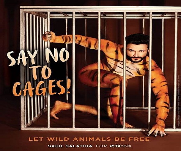 Actor Sahil Salathia Gets Body-Painted to Reveal the Naked Truth for International Tiger Day: Cages Are Cruel!