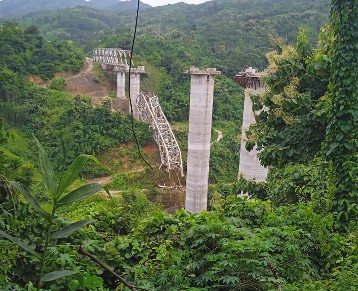 22 Killed in Under-Construction Railway Bridge Collapse in Mizoram