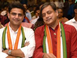 Sachin Pilot and Shashi Tharoor [Image source: Facebook/ShashiTh