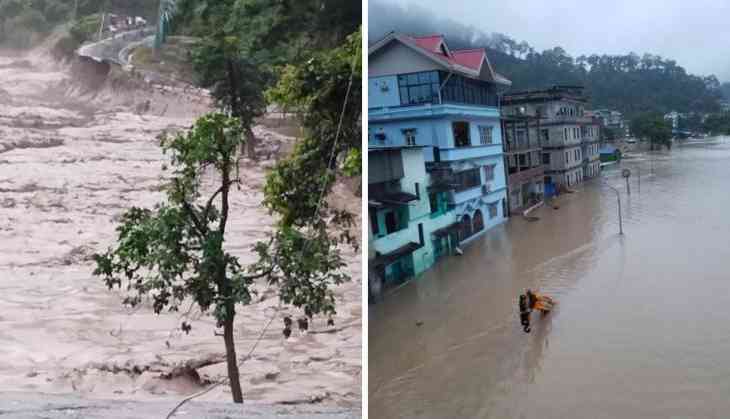 Five Dead, 23 Army Personnel, 20 Civilians Missing after Flash Floods in Sikkim