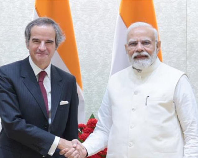 Energy: IAEA chief meets PM Modi, praises India as a responsible nuclear power