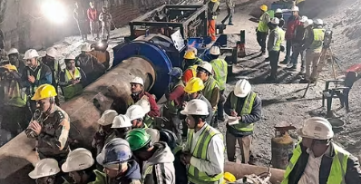 Voices Becoming Feeble, Hopes Disappearing as Tunnel Collapse Rescue Operation Entered Seventh Day without Much Success