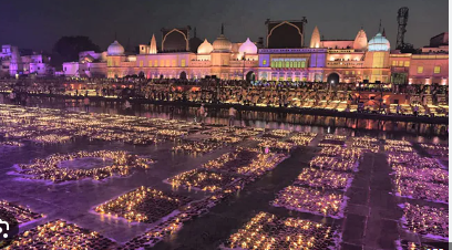 Ayodhya Creates New Record in Lighting Lamps