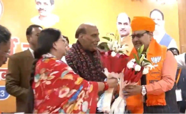 Politics: Vasundhara walks in sunset as Bhajan Lal Sharma named the next Rajasthan CM