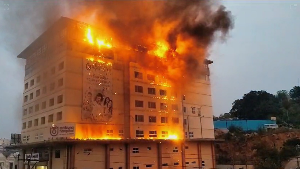 Hospital Blaze in Hyderabad, No Casualty