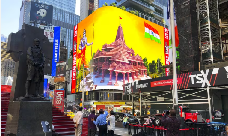 Ayodhya Abroad: Hindu Americans to celebrate the event as 10 US states display 40 billboards of Lord Ram