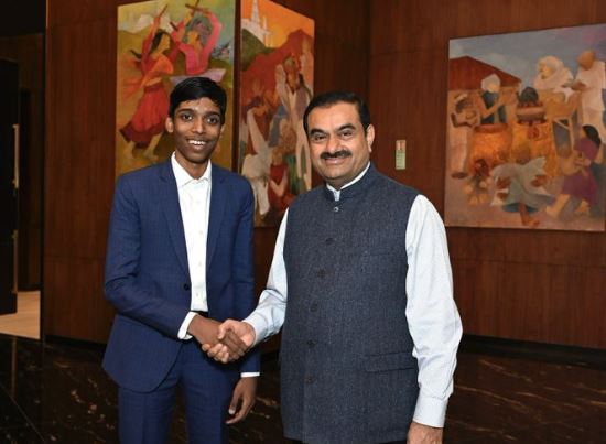 Praggnanandha’s success is an inspiration for countless young Indians to believe: Gautam Adani