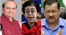 LG Praises Atishi, Attacks Kejriwal for Calling her “Temporary CM”