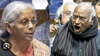 Sitharaman – Kharge Trade Charges in RS