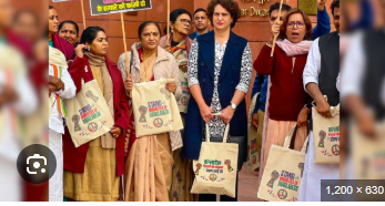 After Palestine, Priyanka Gandhi Carries Bag in Support of Bangladesh Minorities