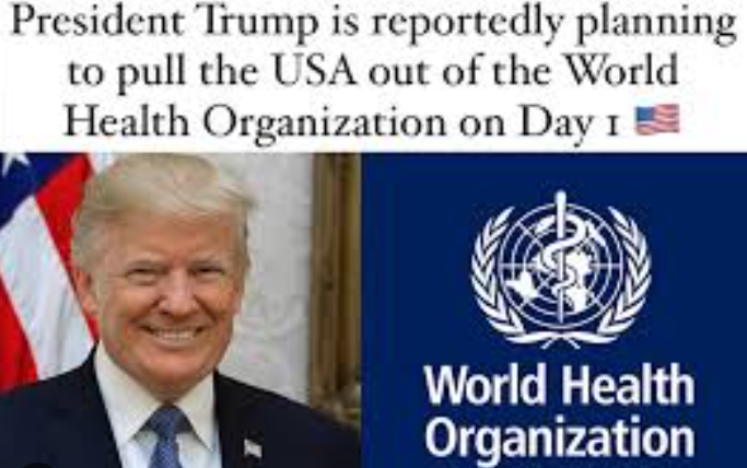 WHO: Trump team to withdraw the US from global health watchdog