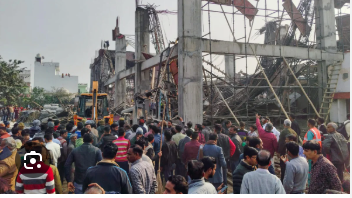 Under-Construction Building Collapse, Dozen Workers Feared Trapped