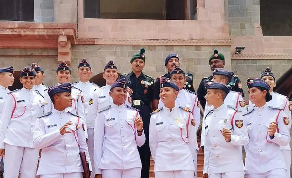 Gautam Adani congratulated the first female NDA cadets