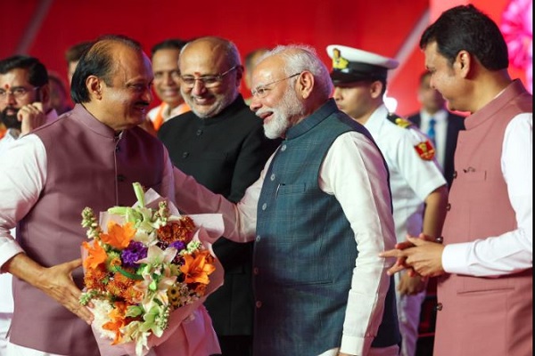 PM Modi extends birthday greetings to Maha CM Fadnavis, Deputy CM Ajit Pawar