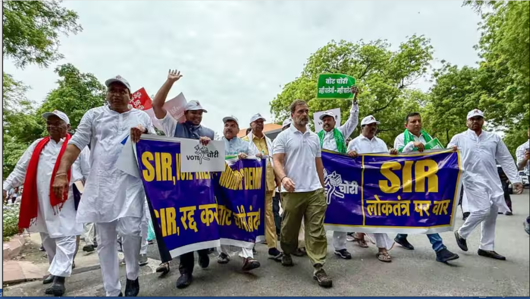 Rahul Gandhi Launched “Voter Adhikar Yatra” in Bihar