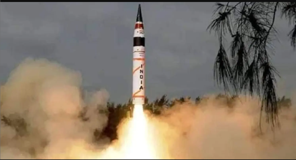 Intermediate Range Ballistic Missile ‘Agni 5’ Successfully Test-fired