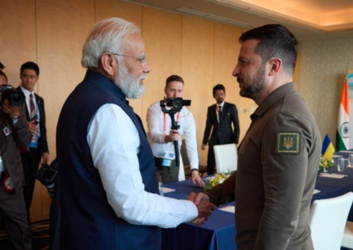 Zelensky thanks PM Modi for I-Day greetings, seeks India’s role in ensuring “lasting peace”