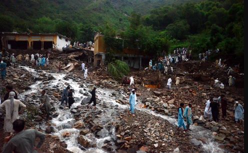 Twenty bodies found in Pakistan mountain village after cloudburst flooding