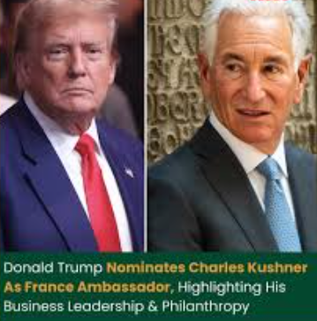 Anti-Semitism: Outraged, France summons US envoy Charles Kushner