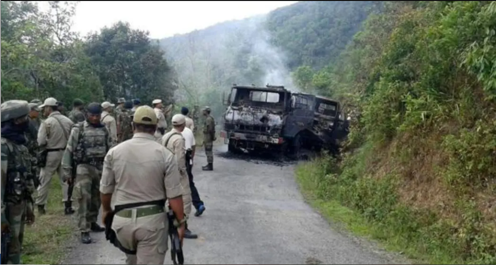 Militants Ambush Assam Rifles Vehicle in Manipur, Kill Two Jawans, Injuring Five