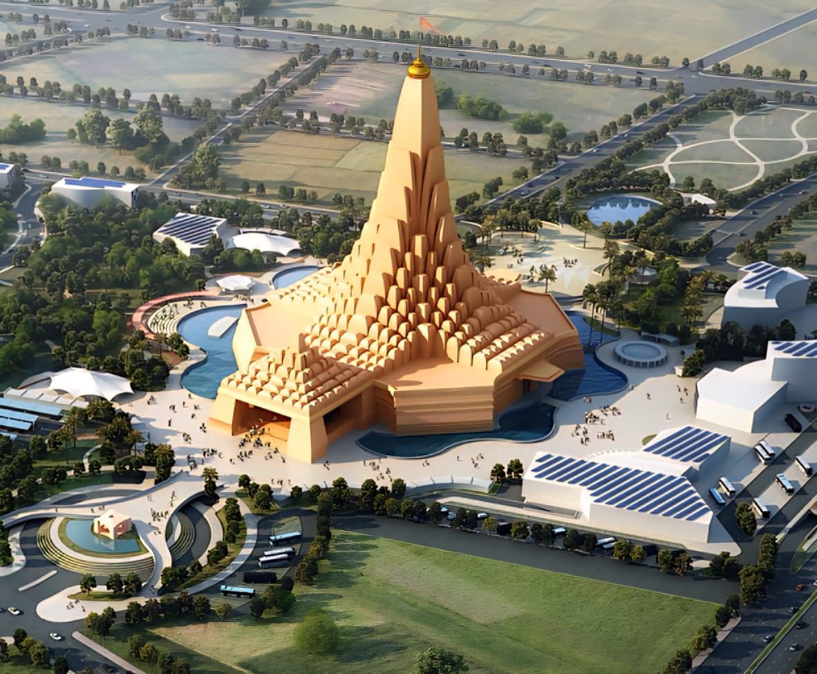 Adani Cement Creates a World Record* for the Largest Raft Foundation for Religious Infrastructure