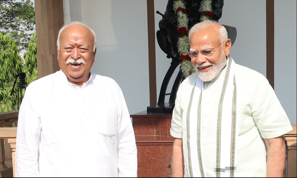 Dedicated His Life To Societal Transformation: PM Modi Wishes RSS Chief Mohan Bhagwat On His 75th Birthday