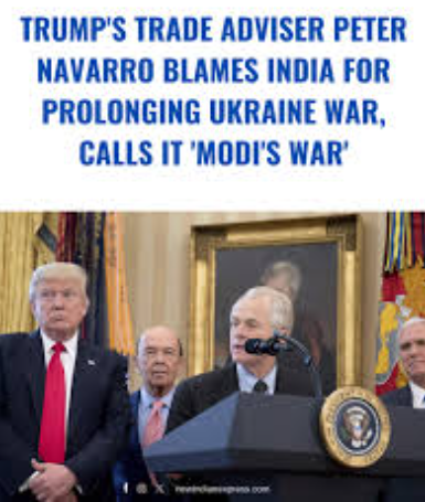 Trumpistan: After “Modi’s War,” claim, American racist Peter Navarro rants against “Brahmin profiteering”