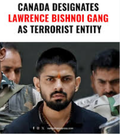 Canada: Lawrence Bishnoi gang declared terrorist outfit