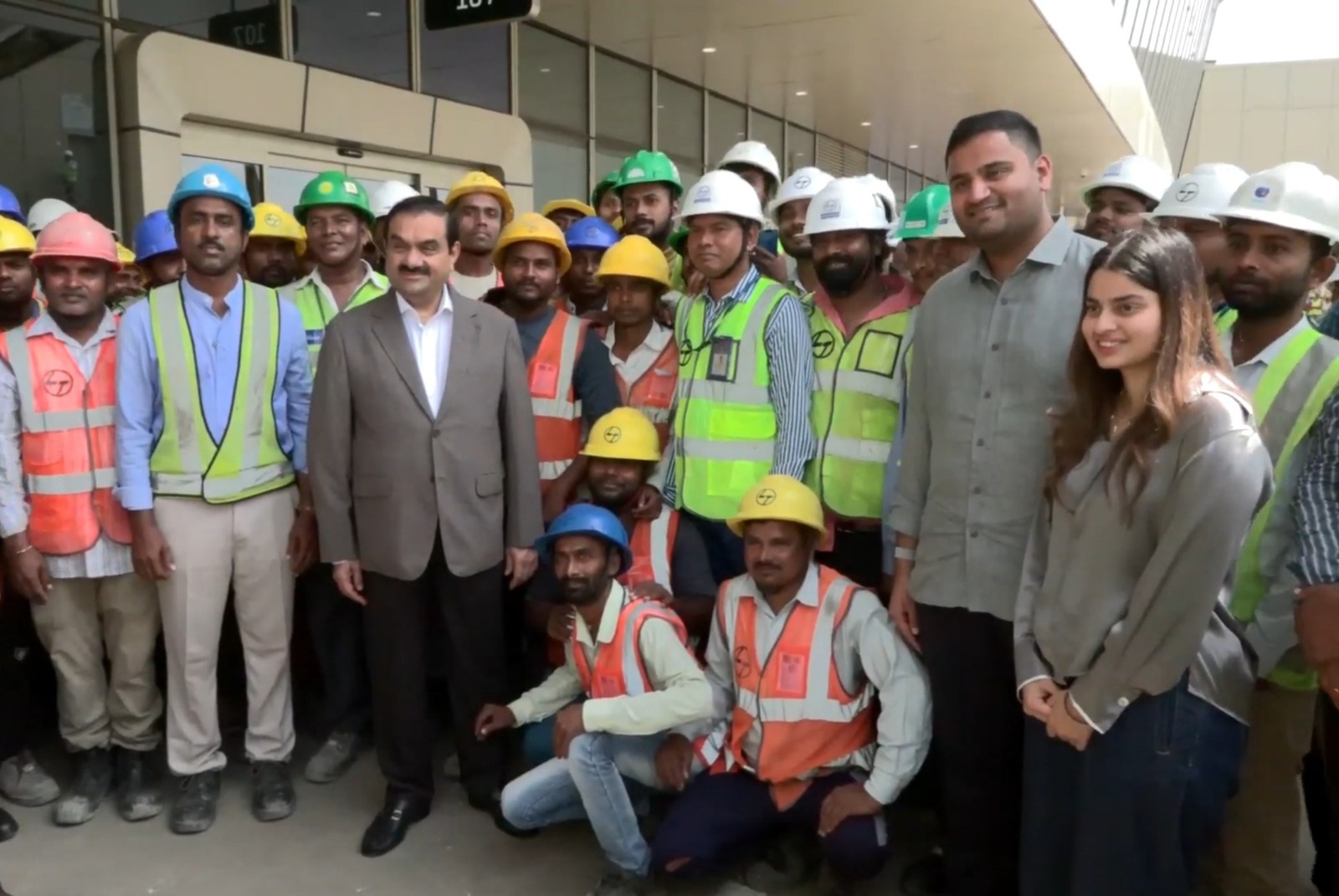 Gautam Adani Reviews Navi Mumbai International Airport Ahead of Its Inauguration