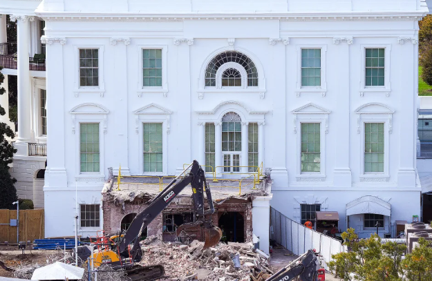 Roving Periscope: Trump begins to MAGA—by adding a massive ballroom to the White House!