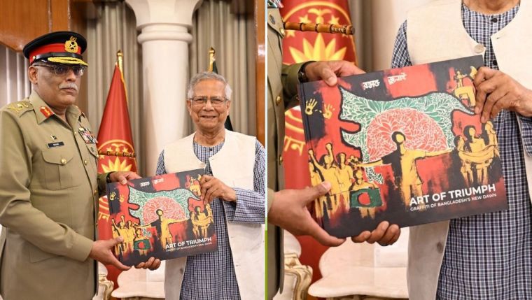 “Greater Bangladesh”: Yunus gifts new map, with India’s N-E, to Pak general!