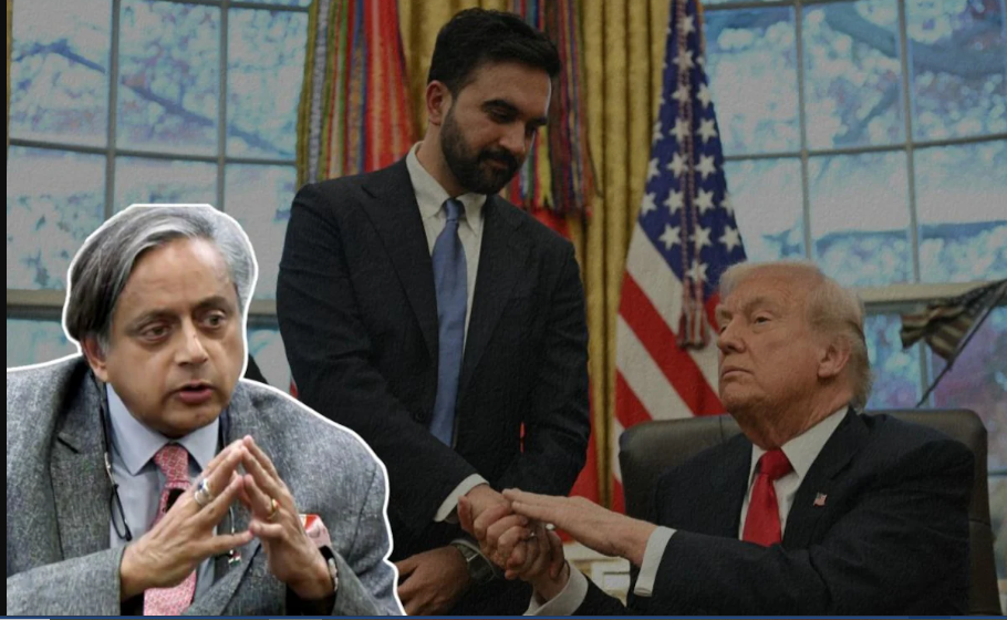 Shashi Tharoor’s Praise of Trump – Mamdani Meeting Invites BJP Dig at Congress, Rahul Gandhi