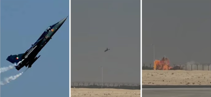 Dubai Air Show: IAF pilot dies As Tejas fighter jet crashes, bursts into flames