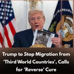 The USofA: Trump to stop all immigration from “The Third World”