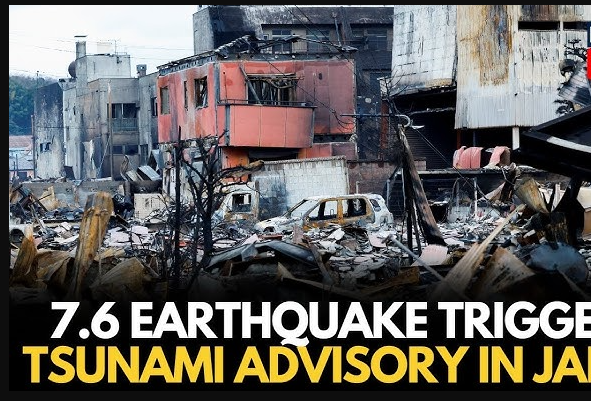 7.6 Magnitude earthquake Strikes Japan, Triggers Tsunami