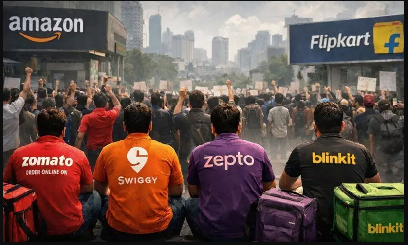 Workers of App-based Platforms on Strike, New Year Celebrations May Take A Hit