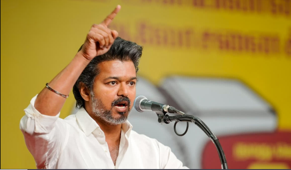 Vijay Calls for Ouster of Both “Evil Force” and “Corrupt Force” from Tamil Nadu