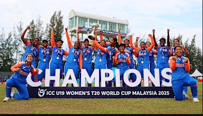 India Wins Under19 World Cup Beating England in the Final