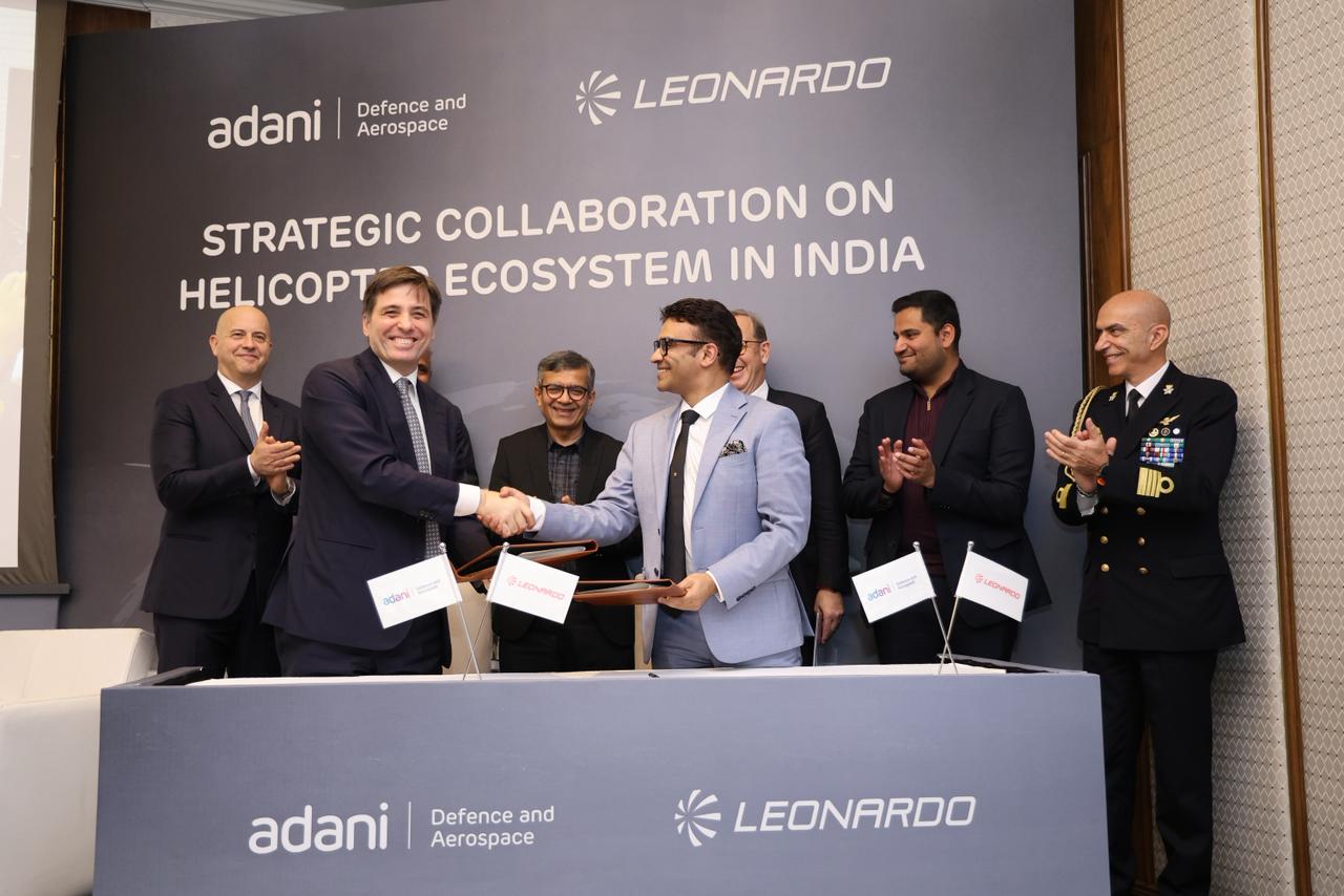 Adani Defence & Aerospace and Leonardo Forge Strategic Partnership to Build India’s Helicopter Ecosystem