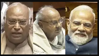 Kharge’s Dig at Deve Gowda Sparks Laughter in the Rajya Sabha