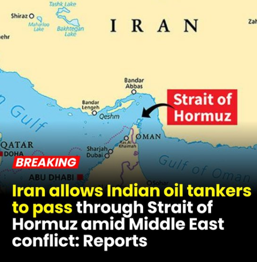 Energy flow: Iran may allow Indian crude tankers to pass through the Strait of Hormuz
