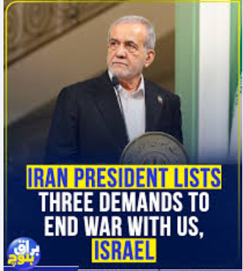 Roving Periscope: Iran lists three demands to end the war