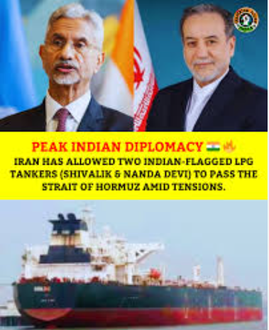 Energy security: Two Indian LPG-carrying tankers coming via the Strait of Hormuz