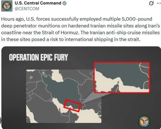 Upping the ante: Now, the US drops 2,200-kg bunker buster bombs on Iran’s missile site