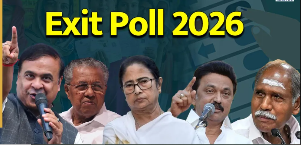 Exit Polls: BJP Likely to Capture West Bengal, Stay on in Assam, Puducherry, DMK may Retain Tamil Nadu, Congress may Upstage CPM in Kerala