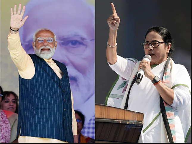 Mamata Claims BJP Attempted to File False Cases against Her with ECI’s Help, Modi Says TMC’s only Policy is “Loot and Lies”