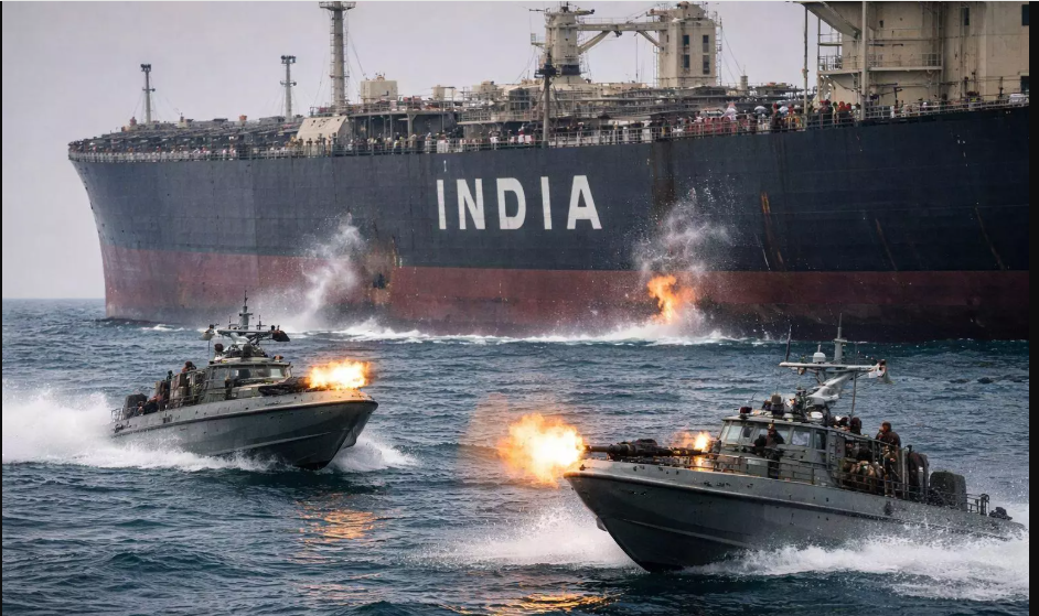 Two Indian Oil Tankers Fired upon by Iran in Strait of Hormuz, No Damage