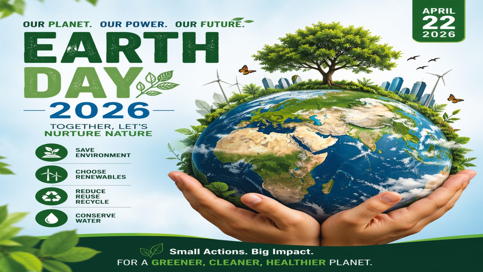 Earth Day 2026: Celebrating ‘Our Power, Our Planet’ worldwide